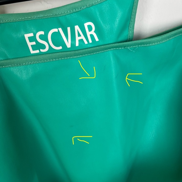 Geche Escvar Patent Faux Leather Skirt - Picture 6 of 10